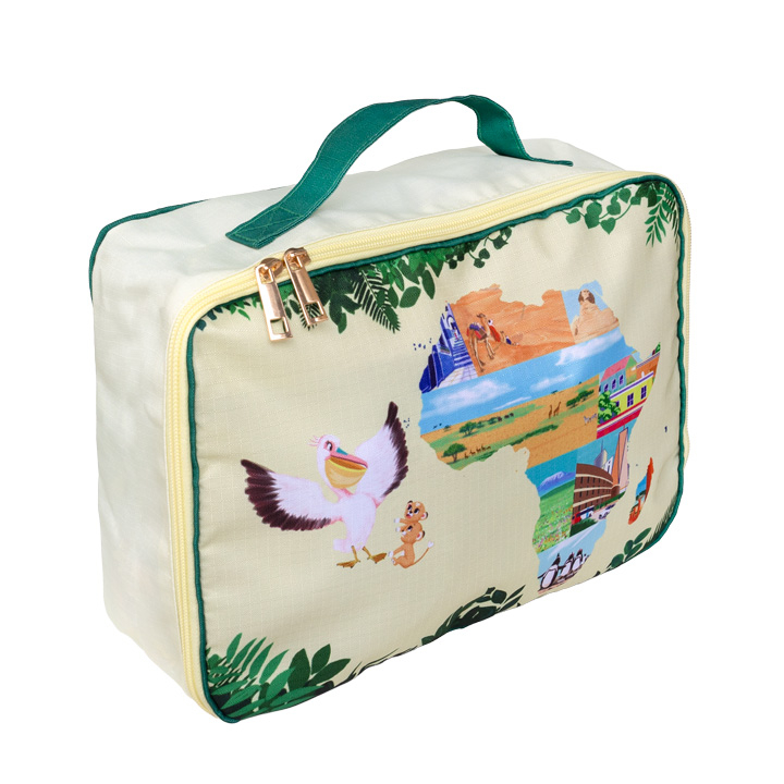 ハートのレオナとエレナ トラベルポーチ