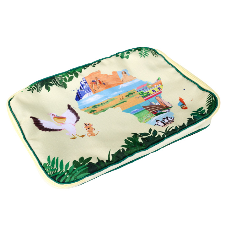 ハートのレオナとエレナ トラベルポーチ