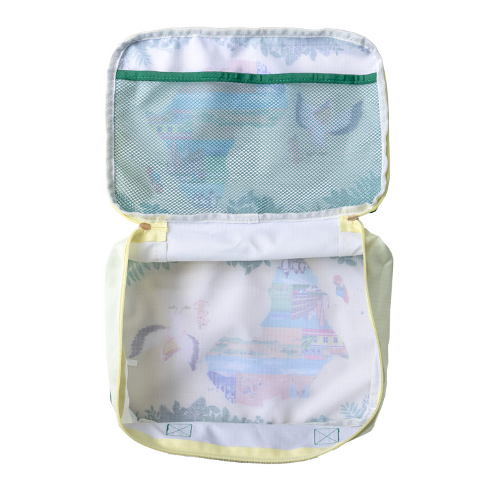 ハートのレオナとエレナ トラベルポーチ