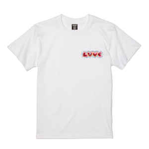 LOVE NEVER DIES  TシャツB (ホワイト)