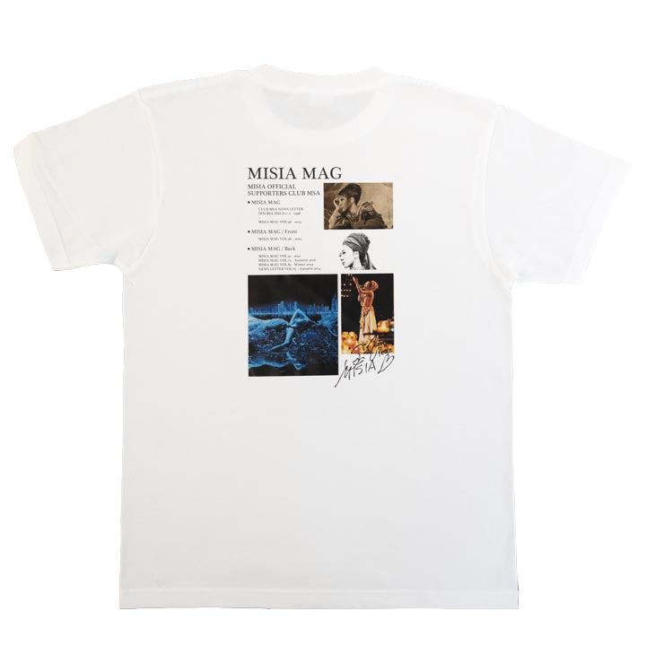 【MSA会員限定】MISIA MAG　T-SHIRTS (WHITE)