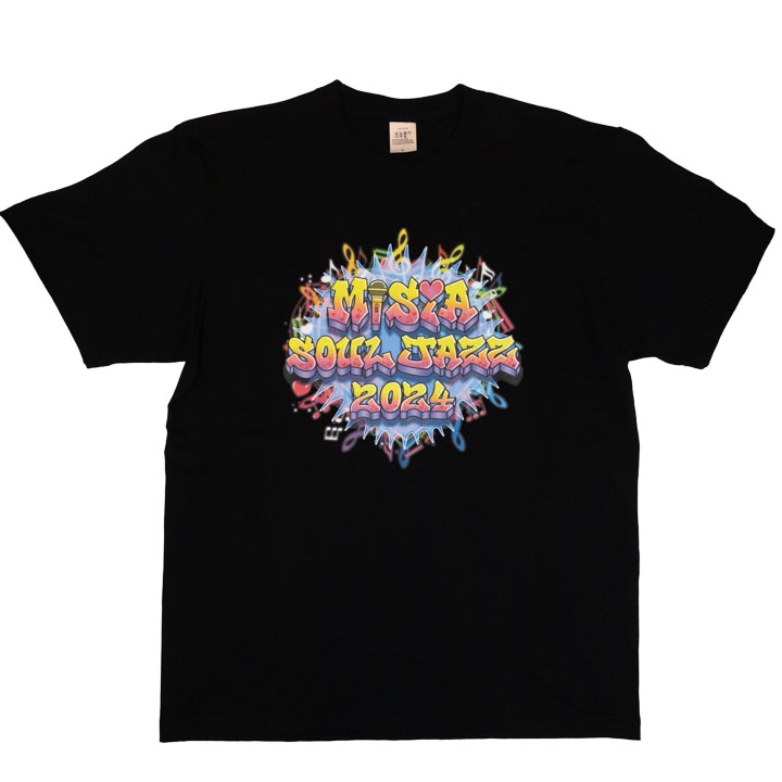 【予約商品】MISIA SOUL JAZZ 2024 ロゴTシャツA -ブラック