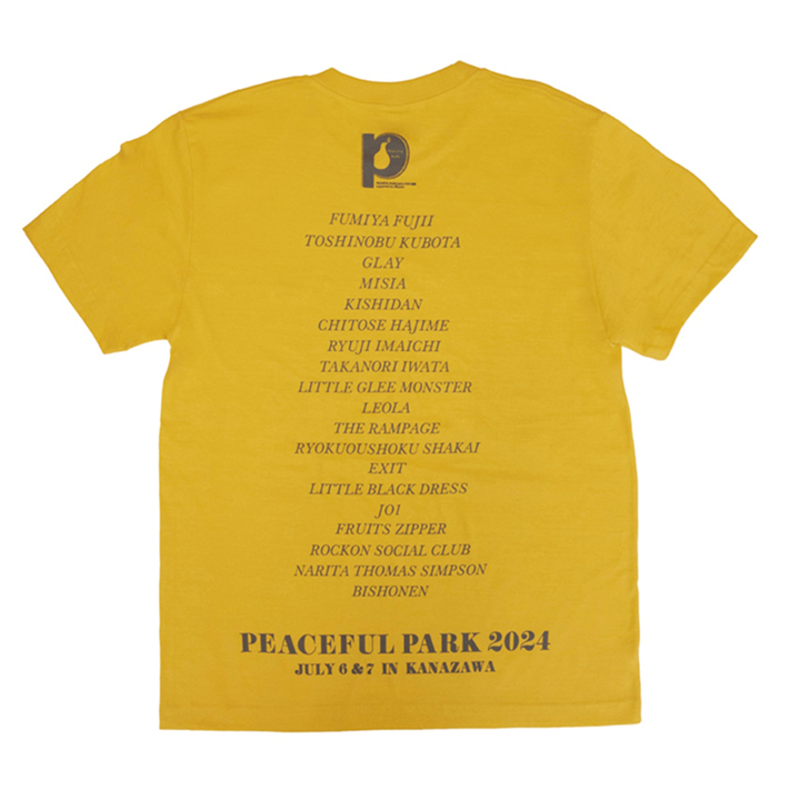 PEACEFUL PARK 2024 FOR 能登Tシャツ - バナナ