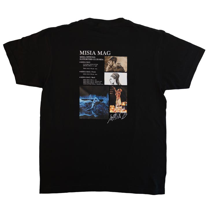 【MSA会員限定】MISIA MAG　T-SHIRTS (BLACK)